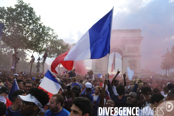 Coupe du monde de foot-ball 2018 Paris.