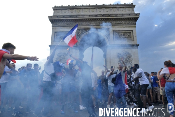 Coupe du monde de foot-ball 2018 Paris.