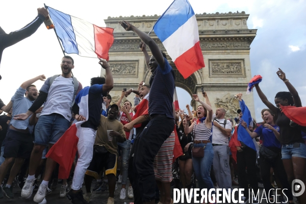 Coupe du monde de foot-ball 2018 Paris.