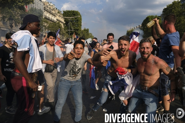 Coupe du monde de foot-ball 2018 Paris.