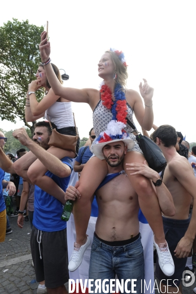 Coupe du monde de foot-ball 2018 Paris.