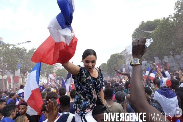 Coupe du monde de foot-ball 2018 Paris.