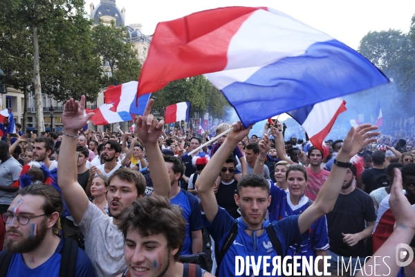 Coupe du monde de foot-ball 2018 Paris.
