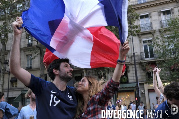 Coupe du monde de foot-ball 2018 Paris.