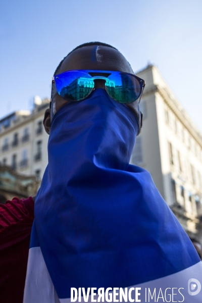 Victoire de la coupe du monde de foot 2018. Marseille en folie