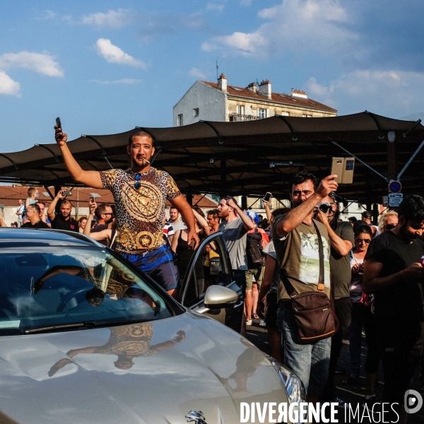 Victoire des Bleus, dans les rues de Paris