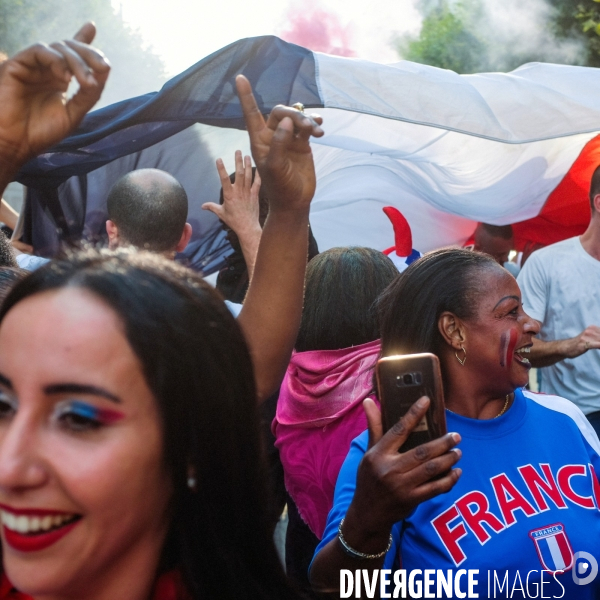 Victoire des Bleus, dans les rues de Paris