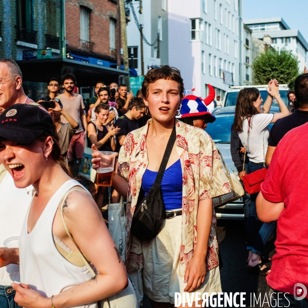Victoire des Bleus, dans les rues de Paris