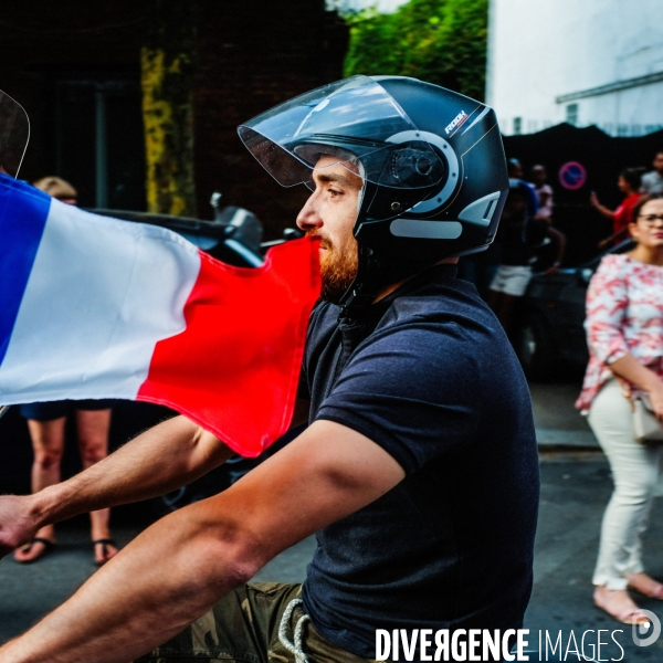 Victoire des Bleus, dans les rues de Paris