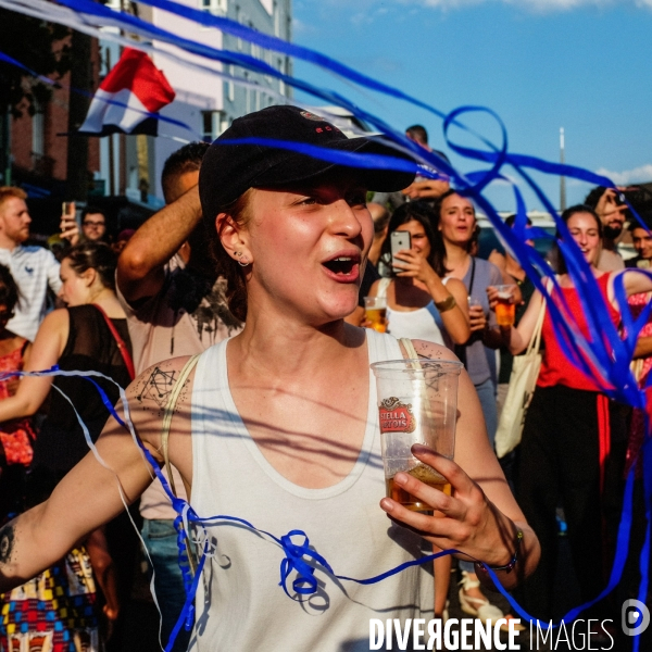 Victoire des Bleus, dans les rues de Paris