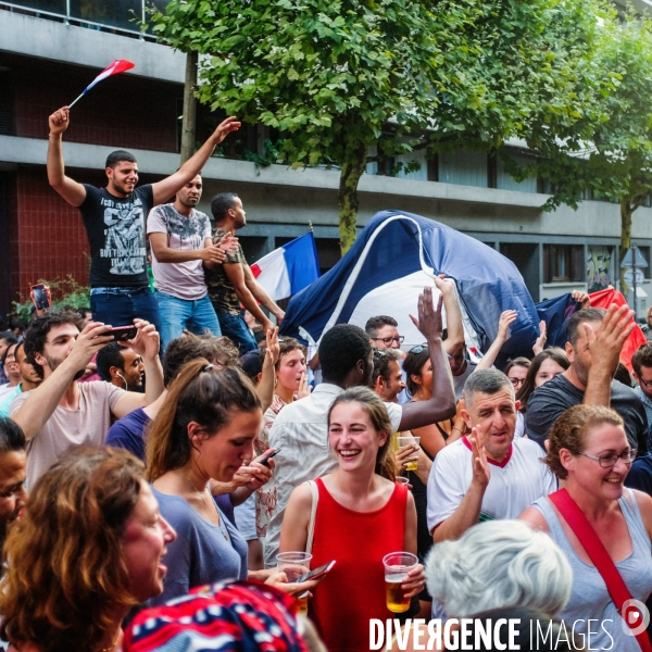 Victoire des Bleus, dans les rues de Paris