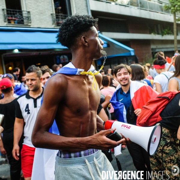 Victoire des Bleus, dans les rues de Paris