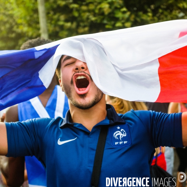 Victoire des Bleus, dans les rues de Paris