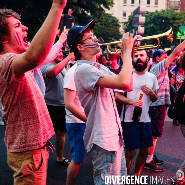 Victoire des Bleus, dans les rues de Paris