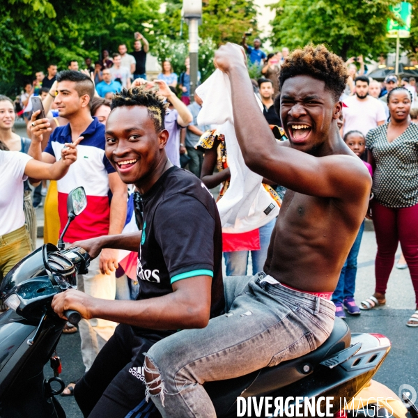 Victoire des Bleus, dans les rues de Paris