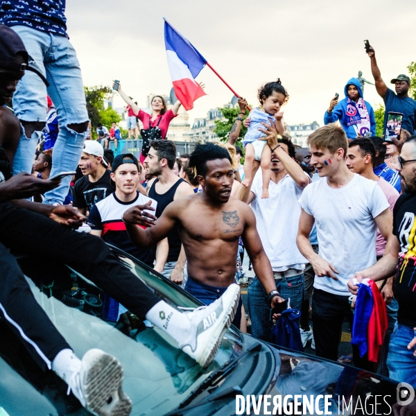 Victoire des Bleus, dans les rues de Paris