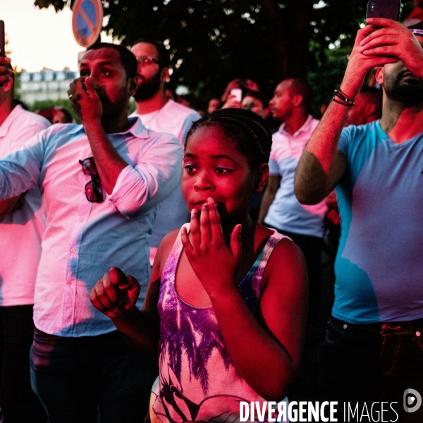 Victoire des Bleus, dans les rues de Paris