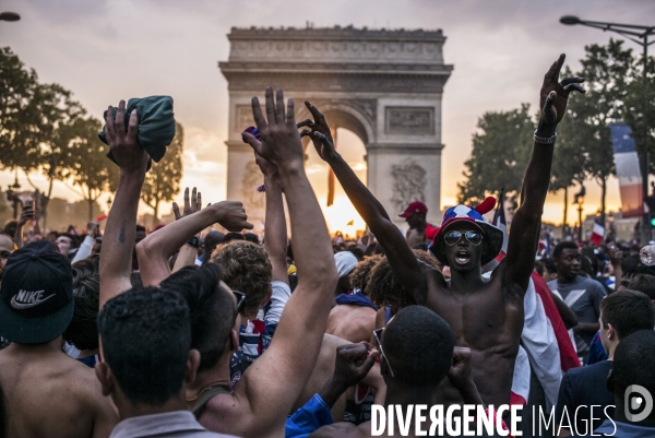 Finale de la coupe du monde de football, paris.