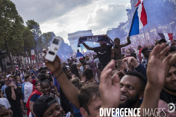 Finale de la coupe du monde de football, paris.