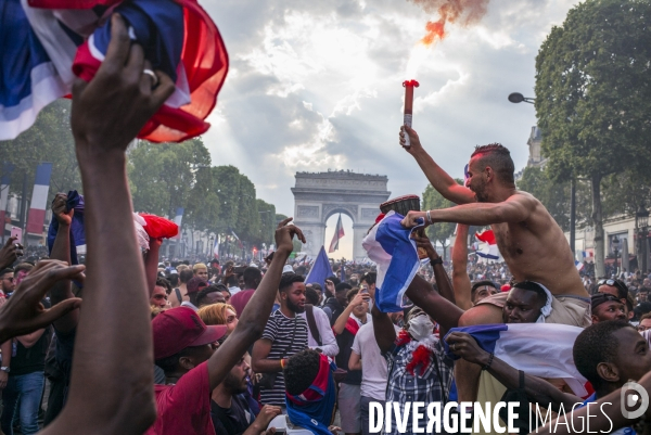Finale de la coupe du monde de football, paris.