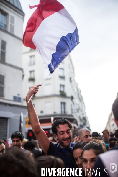 Finale de la coupe du monde 2018 dans un bar à Paris