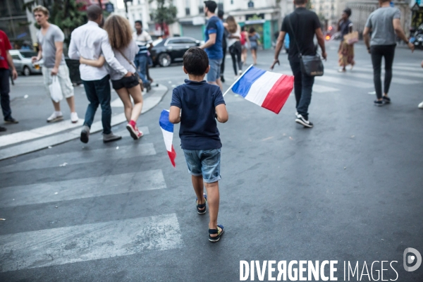 Finale de la coupe du monde 2018 dans un bar à Paris