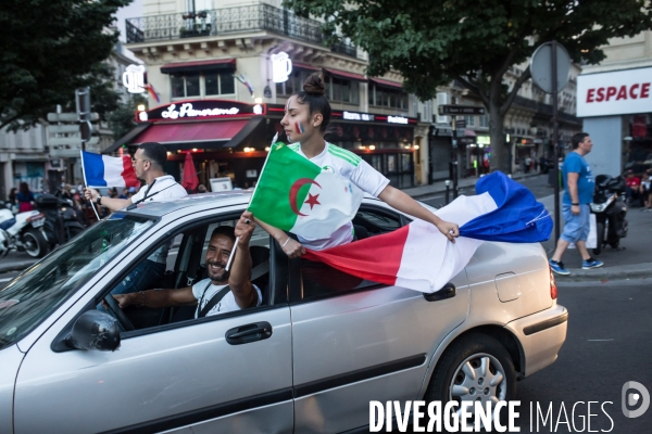 Finale de la coupe du monde 2018 dans un bar à Paris