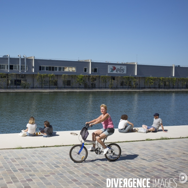 Au fil du canal de l ourcq.