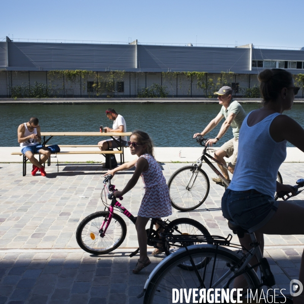 Au fil du canal de l ourcq.