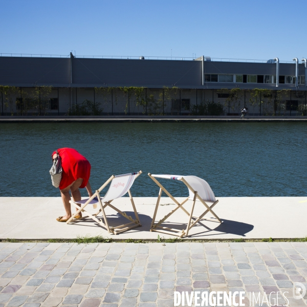 Au fil du canal de l ourcq.