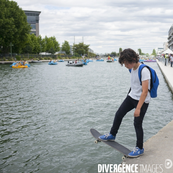 Au fil du canal de l ourcq.