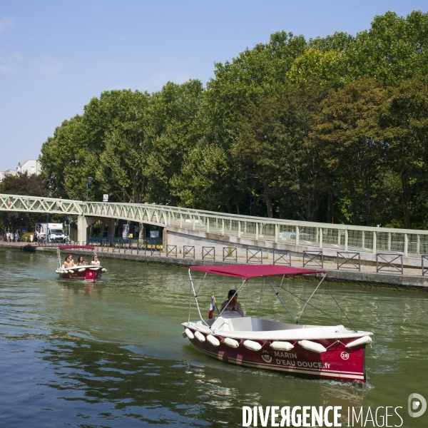 Au fil du canal de l ourcq.