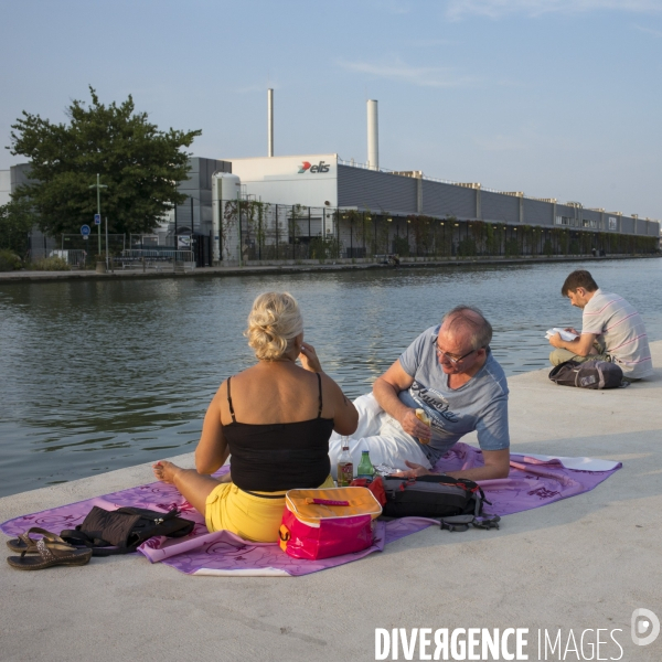 Au fil du canal de l ourcq.