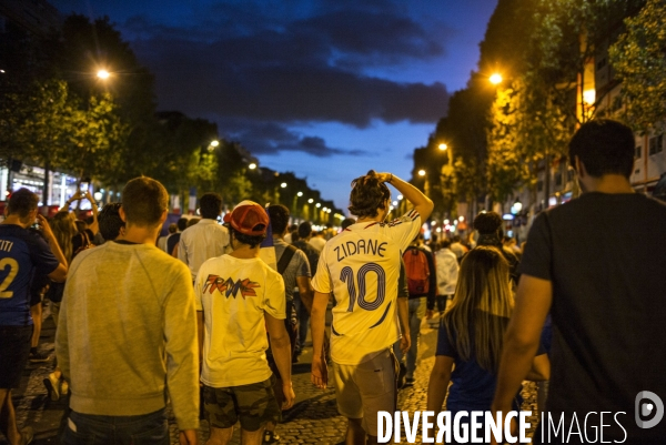 Demi-finale de la coupe du monde de football.