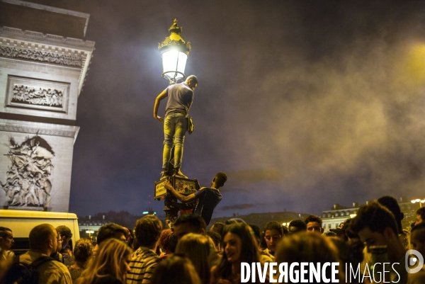 Demi-finale de la coupe du monde de football.