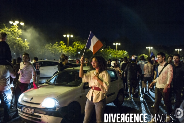 Demi-finale de la coupe du monde de football.