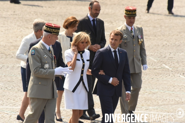 Tribune officielle du défilé du 14 juillet