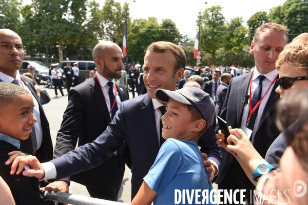 Tribune officielle du défilé du 14 juillet