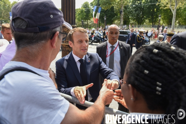 Tribune officielle du défilé du 14 juillet