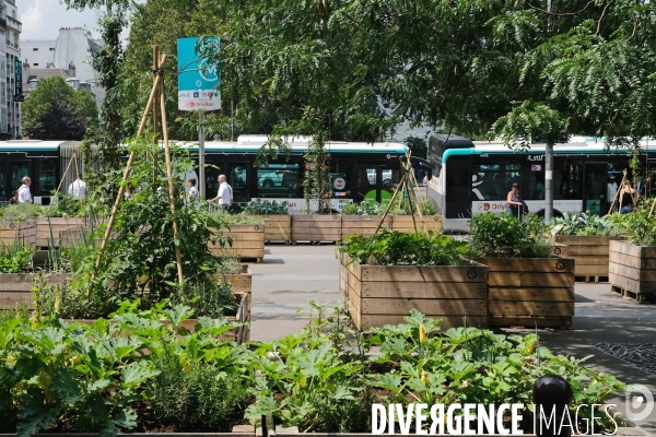 La station de metro et de RER Denfert Rochereau se met au vert