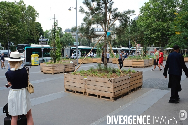 La station de metro et de RER Denfert Rochereau se met au vert