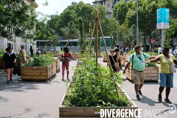 La station de metro et de RER Denfert Rochereau se met au vert