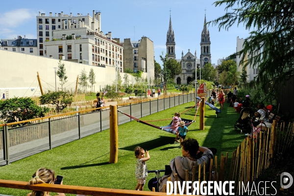 Un nouveau jardin dans le 11 eme arrondissement