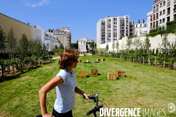 Un nouveau jardin dans le 11 eme arrondissement