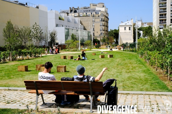 Un nouveau jardin dans le 11 eme arrondissement