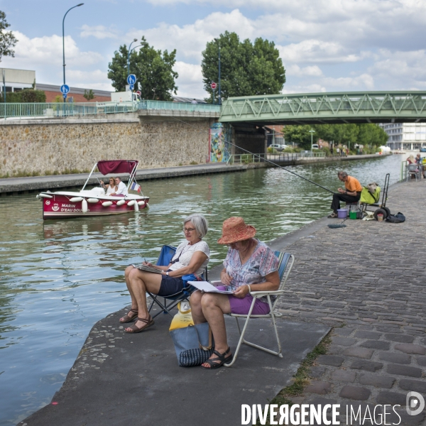 Au fil du canal de l ourcq.