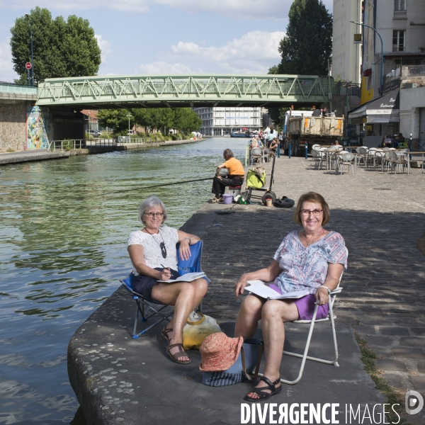 Au fil du canal de l ourcq.