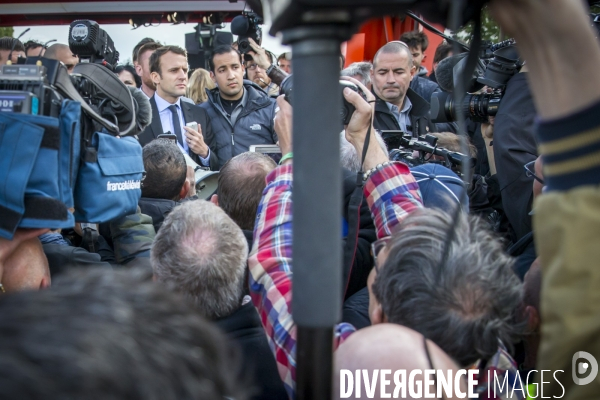 Alexandre Benalla , chef de la sécurité de la campagne d Emmanuel Macron