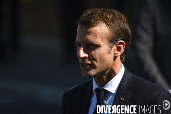 Déplacement d Emmanuel Macron en Dordogne