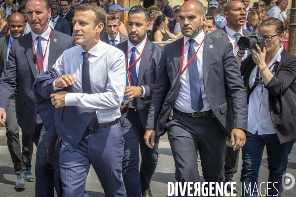 Alexandre Benalla , chef de la sécurité de la campagne d Emmanuel Macron